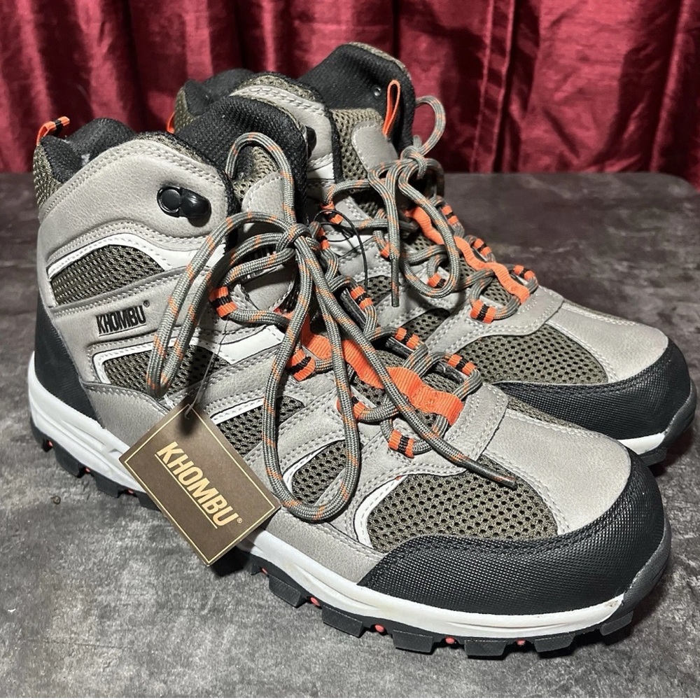 Khombu Size 10 M Men's Wind Rip Lace-up Hiker Boot Athletic Outdoor